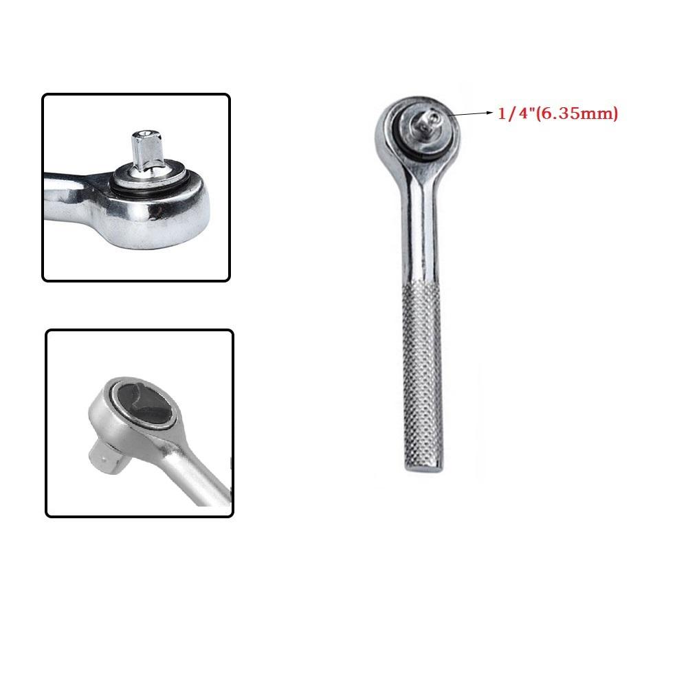 1/4 3/8 1/2 Torque Ratchet Wrench Quick Release Square Head Spanner Extendable Handle Wrench  Automotive Repair Tools