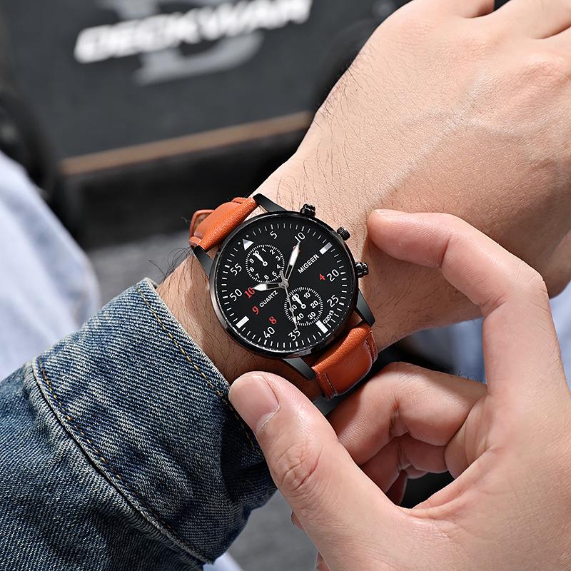 Top Brand Fashion Men Watches Luxury Man Business Quartz Wristwatch Leather Belt Casual Sports Watch Men's Clock reloj hombre