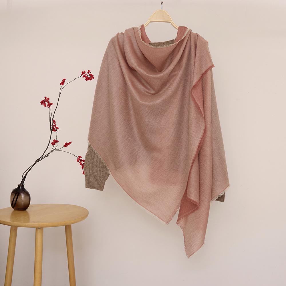 2025 Women's Water-Soluble Wool Satin Double-Sided Winter Scarf & Snood