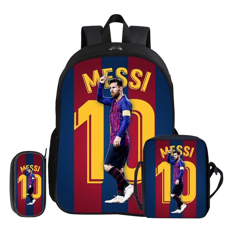 Sac à dos Étoile du Football Sac à dos Ronaldo Apprendre, Voyage Sacs d'école Sacs Spacieux Sport Football Sac à dos Élève Convient à Tous les Âges