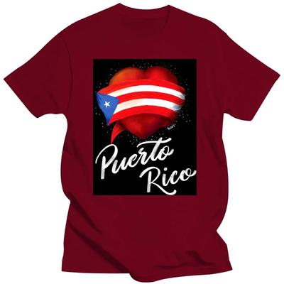 I Love Puerto Rico T Shirt Puerto Rico Boricua Jibaro Flag Bandera Puerto Rico Boricua Pride - Men's Summer Cotton Graphic Tee