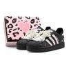 adidas Originals Superstar 2 für Paare, Spitze Wunsch, Weich Romantisch, Abnehmbare Accessoires, Minimalistischer Stil Vielseitig GS JH9977(Team1655-S-BOX)