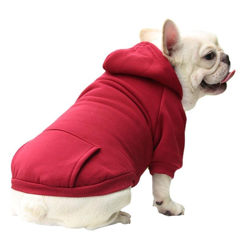 Autumn and Winter Cat Two-legged HoodiesPocket Dog Clothes Sporty Dog and Cat Pet Clothing Supplies and Accessories