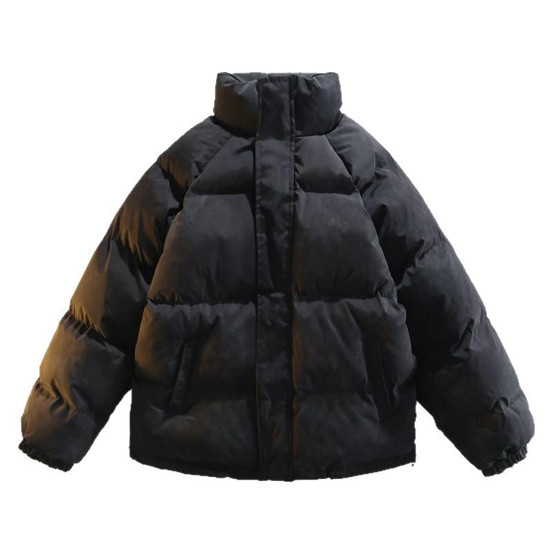 

New Winter Cotton Coat, Men s Stand-up Collar Couple s Same Style Thickened Bread Coat, Versatile Top 3XL