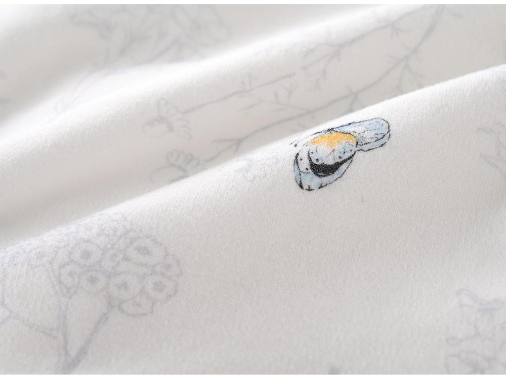 Baby Autumn/Winter 40g Padded Newborn A-Class Romper: Thin Cotton, Warm Crawling Outfit