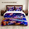 HUNTRIX Personalized Custom Name 3‑Piece Bedding Set Soft Duvet Cover Set For Bedroom Home Decor