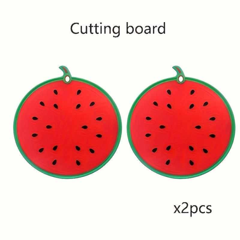 Two Complementary Fruit Watermelon Lemon Cutting Board, Suitable for Kitchen, Food, Safe Home, Picnic 30cm/ 11.81in