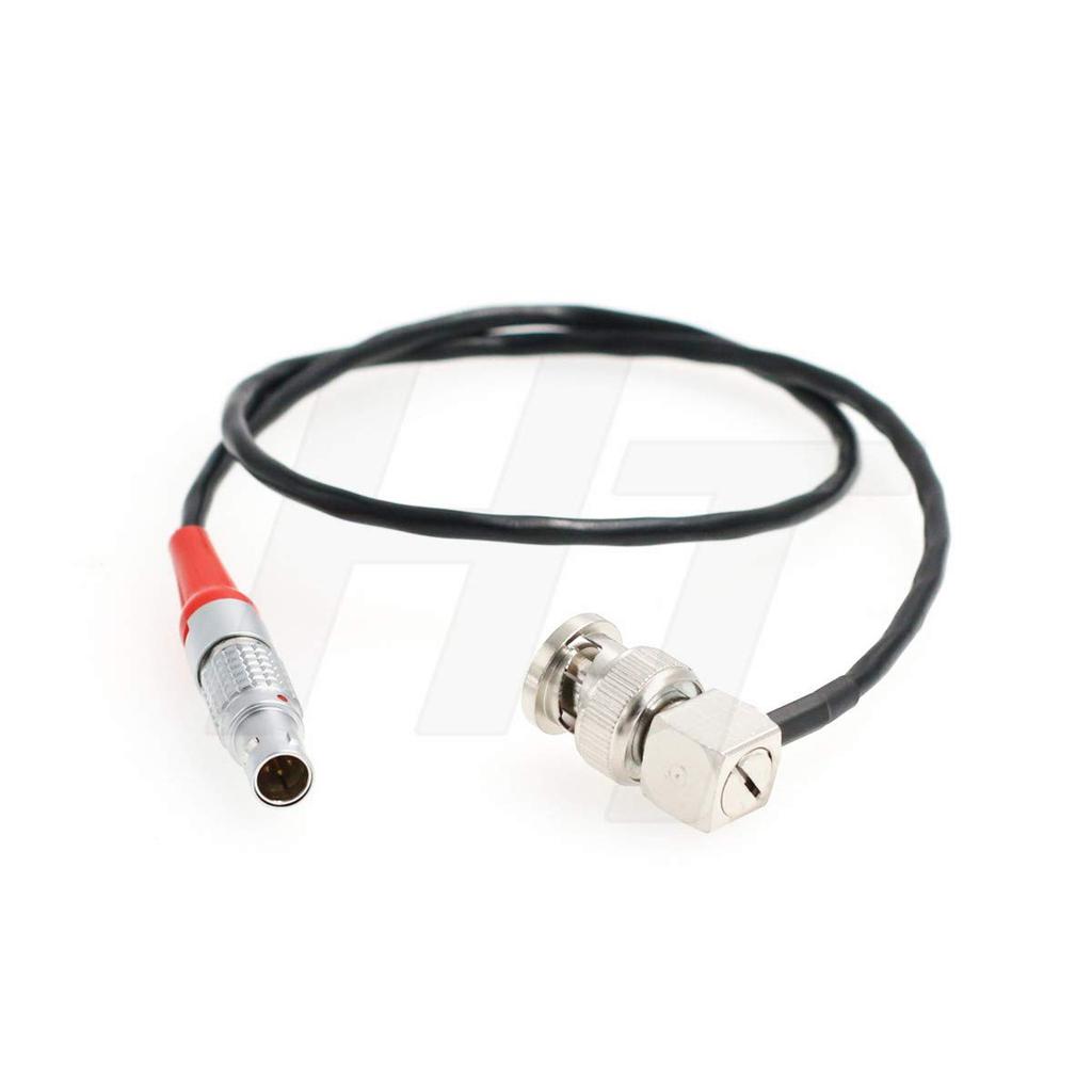 HangTon Timecode Cable 5-Pin BNC for Ambient Nano Rocket Sound Device Recorder, Sony F55, Canon C300/C500, Amira URSA, Mini Camera Zoom F8 (50cm, R-S)