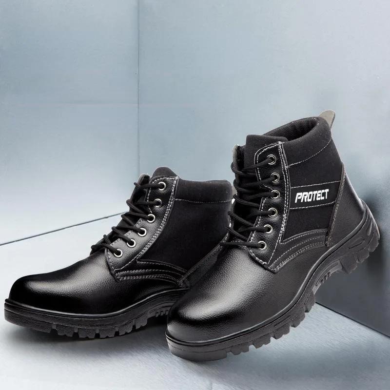 Mens Boots Special Forces Combat Steel Head Safety Boots Outdoor Work Male Shoes Climb Mountains Cross Country Sport Men's Shoes