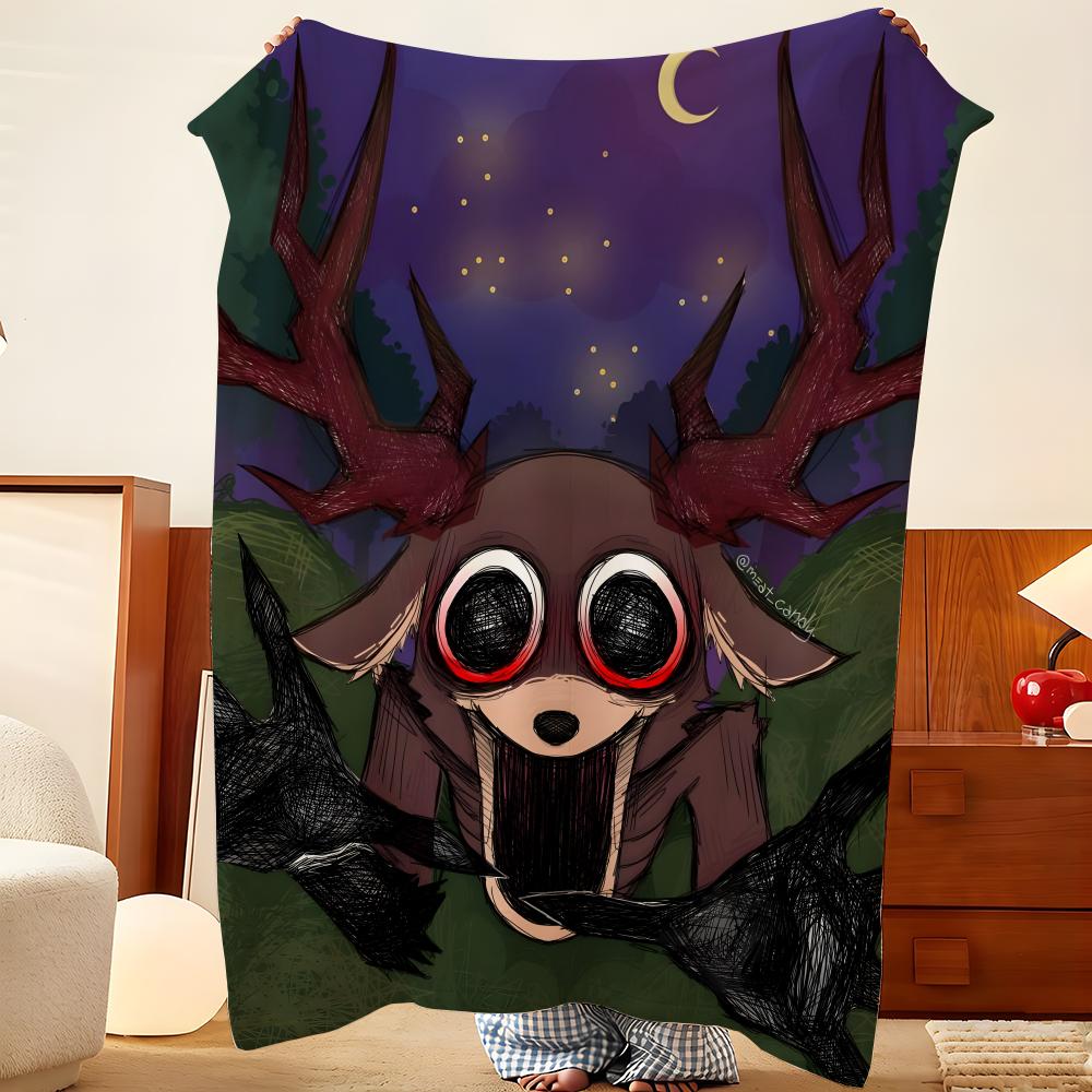 Art N-Nights I-Im W-Wald-tt Wurf Flanell-Kuscheldecke, Leicht Gemütlich, Strapazierfähig Waschbar niedlich Cool