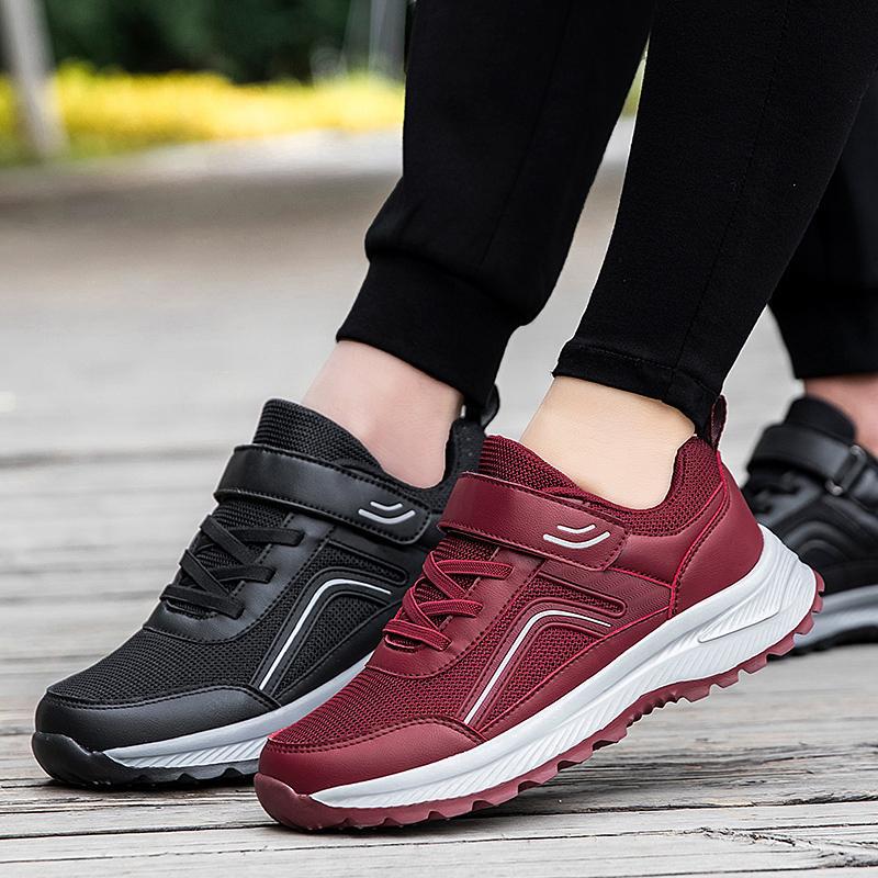 2025 Summer New Elderly Shoes Women's Shoes Mother Shoes Middle-aged and Elderly Father Shoes Men's Shoes Sports Velcro Casual Shoes