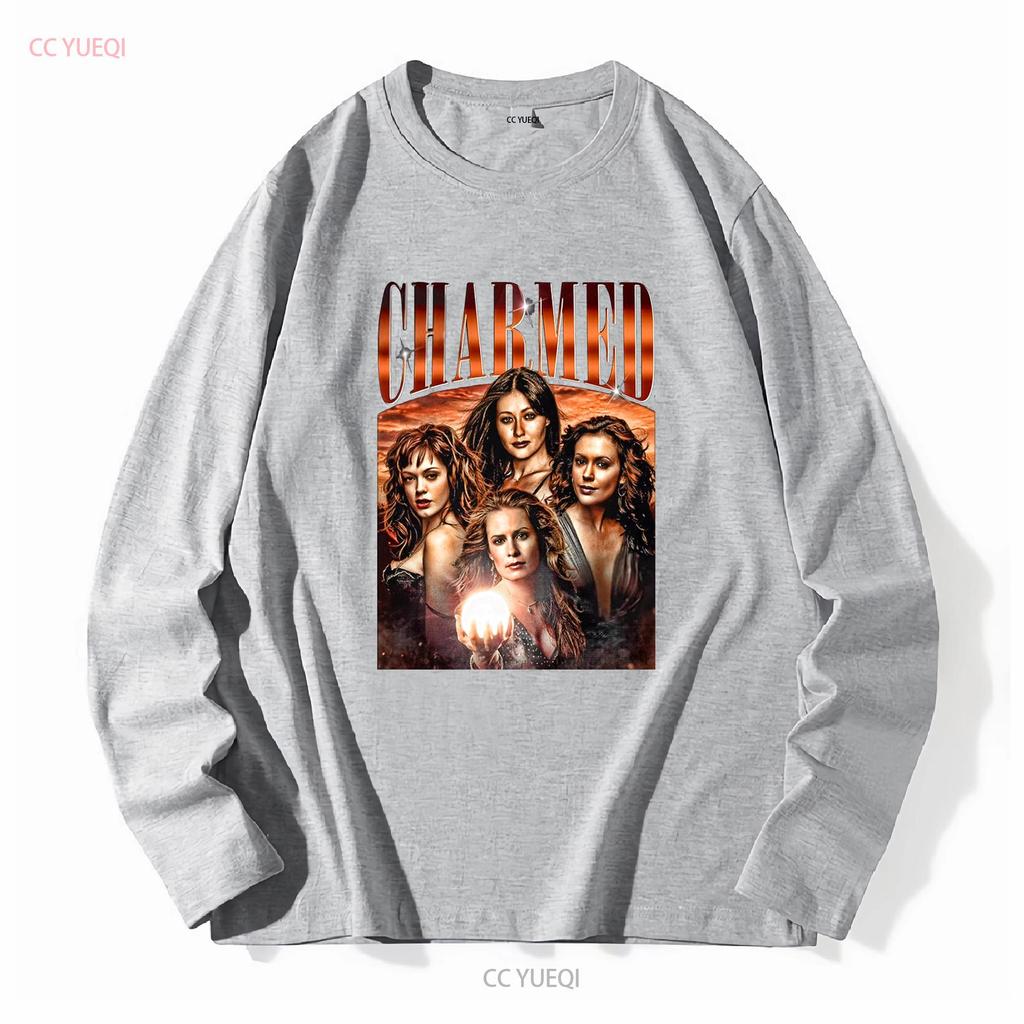 T-shirt Limited Halliwell Charmed Ispirata Vintage Serie TV per Donna e Uomo manica lunga o corta vintage lavata streetwear