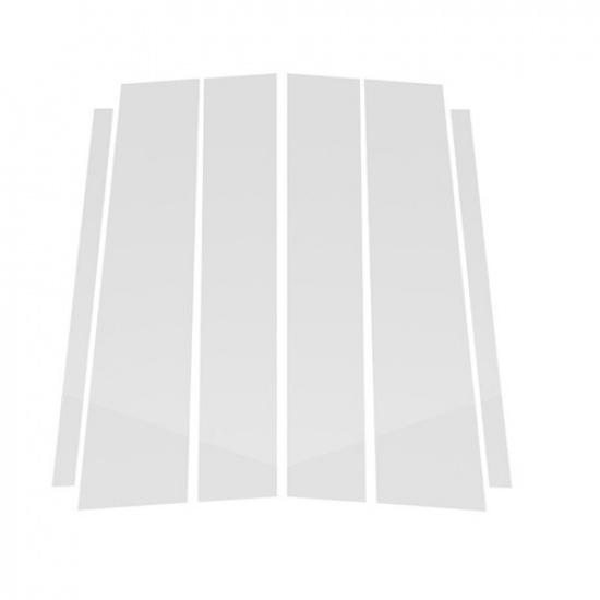 6x Chrome Car Window Pillar Post Accessories For Nissan Titan Crew Cab 2004-2015