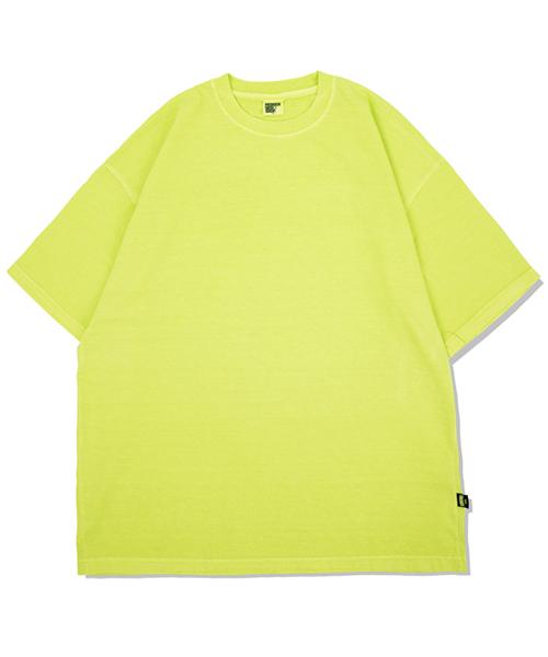 REBRENNER Sunshine Pigment Oversized Short Sleeve T-Shirt Lime