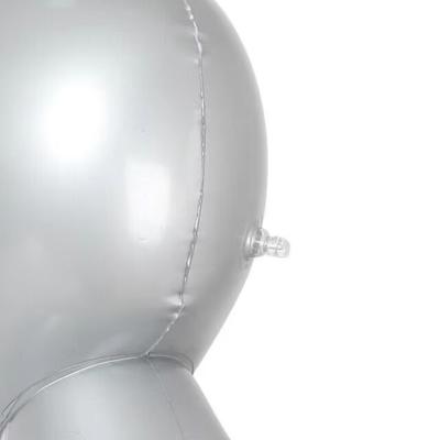 Full Body Woman/Female Inflatable Mannequin Dummy Torso Display Model PVC Silver For Clothing Collections, Retail Displays