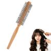 WhimsiNova Wooden Roll Hair Curling Blow Dry Hair Heat Shiny Unisex Anti-Static Brush, Brush, Brush, Care, Resistant, Hair, Lightweight,