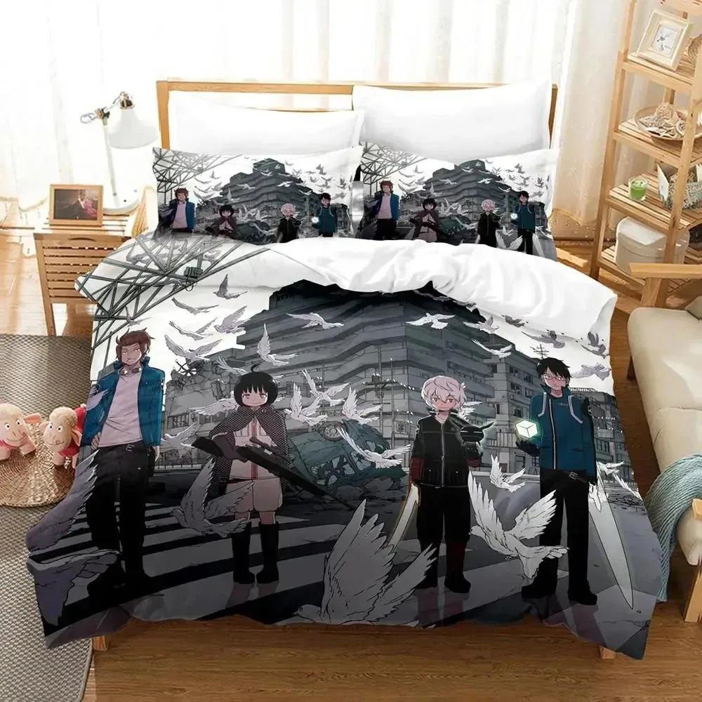 Anime Osamu Mikumo World Trigger Bedding Set Duvet Cover Bed Set Quilt Cover Pillowcase Comforter king Queen Size Boys Adult