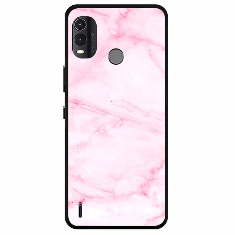 Soft Silicone Cover For Nokia C22 Case 2023 TPU Wolf Lion Painted Black Phone Coque for Nokia C22 C 22 4G Black For NokiaC22