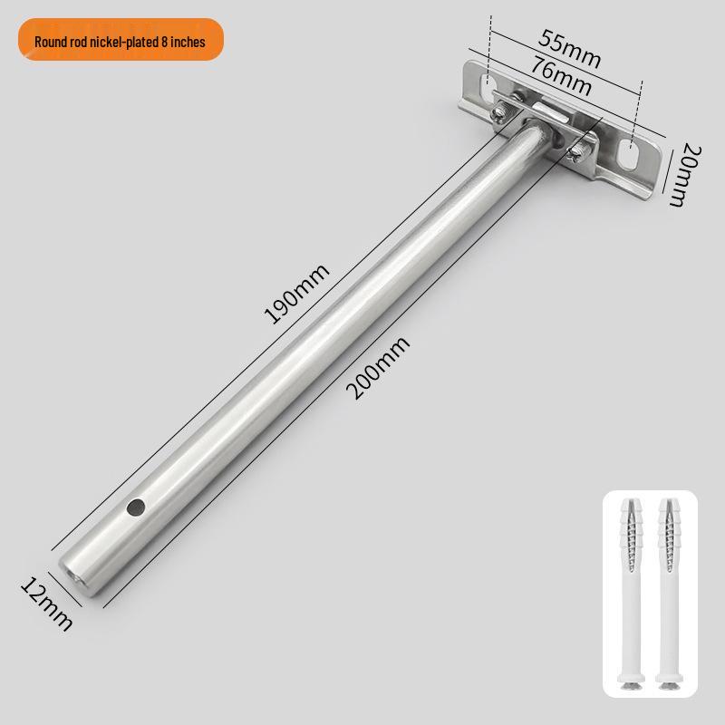 T-Shaped Invisible Shelf Bracket: Wall Mount Bookshelf & Storage Support.