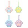 Cat Paw Shape Dog Treat Bag Silicone Puppy Pet Training Bag Portable Pet Snack Pouch  Food Storage