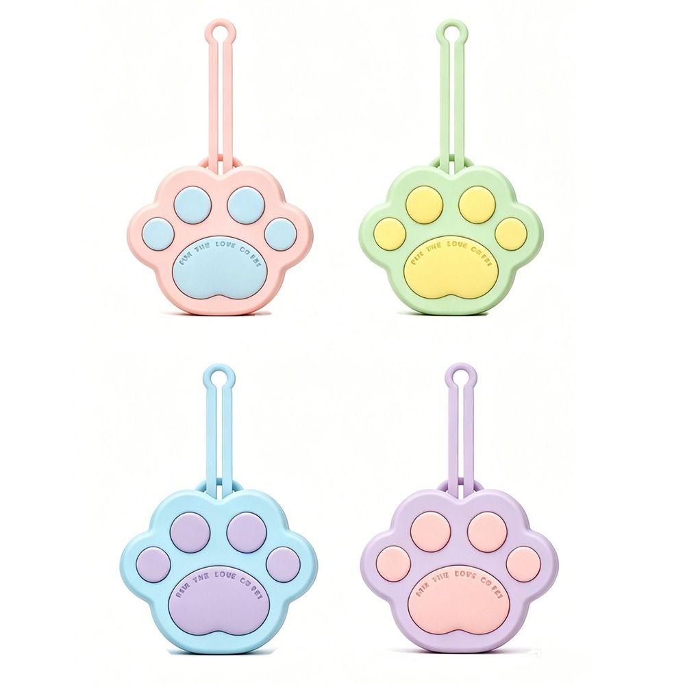 Cat Paw Shape Dog Treat Bag Silicone Puppy Pet Training Bag Portable Pet Snack Pouch Food Storage