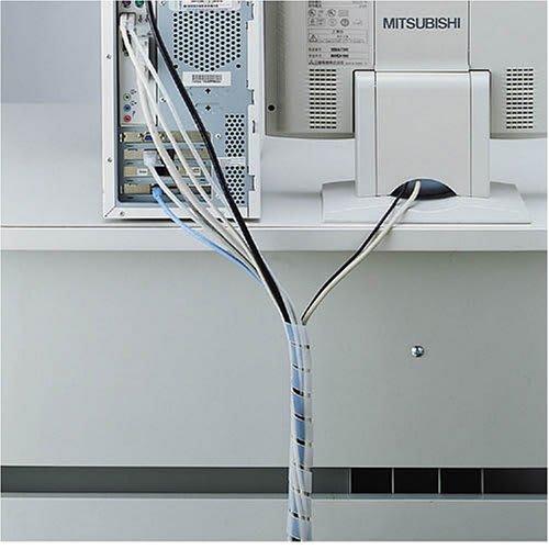 ELECOM Tube for organizing messy cables, inner diameter 20mm, length 5.0m, clear BST-20CR
