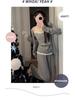Women's Ins Camisole Three-Piece Set: Long Sleeve Top & Pants | Loose Korean-Style Autumn/Winter Home Wear