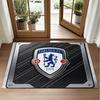 Chelsea FC Design Crystal Velvet Rug Soft Decorative Mat for Bedroom Entrance