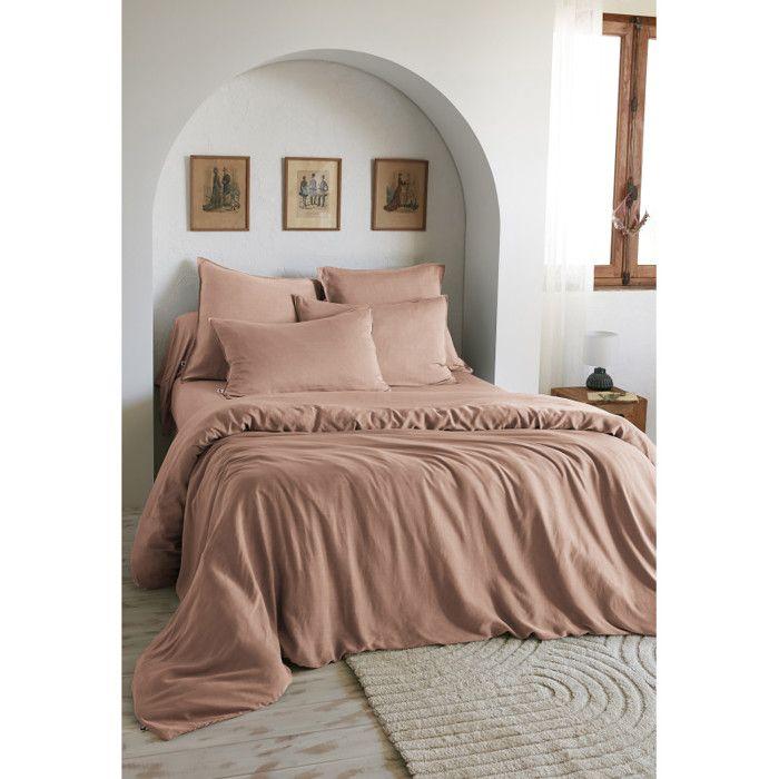 Duvet Cover "Lysandre" All Sizes "Lyocell" The Butterfly Effect - Lysandre Blush - Duvet Cover 240 X 220 Cm