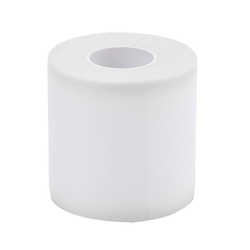 

Foams Cotton Skins Film Self-adhesive Elastic Bandage Elbow Knee Skin Mask Films Foam Underwrap Sports Shock Absorbing Tape 6cmx20m белый