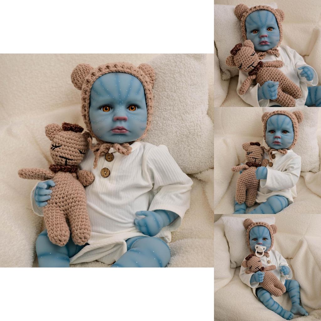 Avatar Style Silicone Baby Doll Realistic Newborn For Collectors And Gift Enthusiasts