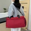 Dry and Wet Separation Sports and Fitness Bags for Going Out Large Capacity Diamond Casual Hand-held Travel Bags Can Be Put on The Lever and Shoe Bin