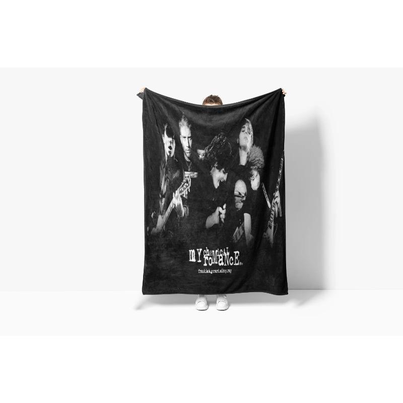 My C-Chemical R-Romance Band Blanket Flannel Soft Kid's Baby Throw Blanket,for Bedroom Living Room Sofa Bed Car, Brithday Gift