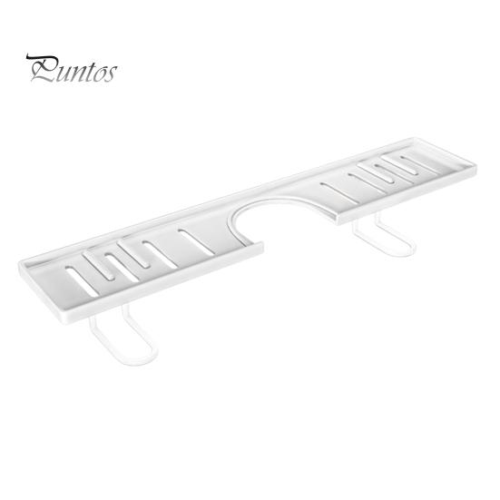 Humid Environment Storage Rack Over Sink Faucet Rack, Waterproof Anti-Rust Organizer, Organizer with Drain Holes Large Capacity Bathroom Kitchen