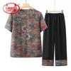 LANGSHA Women's Retro Short Sleeve Summer Shirt