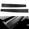 1 Set Black 3D Carbon Fiber Style Vinyl Dashboard Panel Sticker Trim Cover Wrap Fit for Tesla Model 3 Y 2017 2018