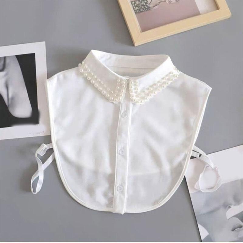 Detachable Lapel Collar False Elaborate Girls Collar Accessory Jeweled Collar Graceful Art Decorative False Shawl