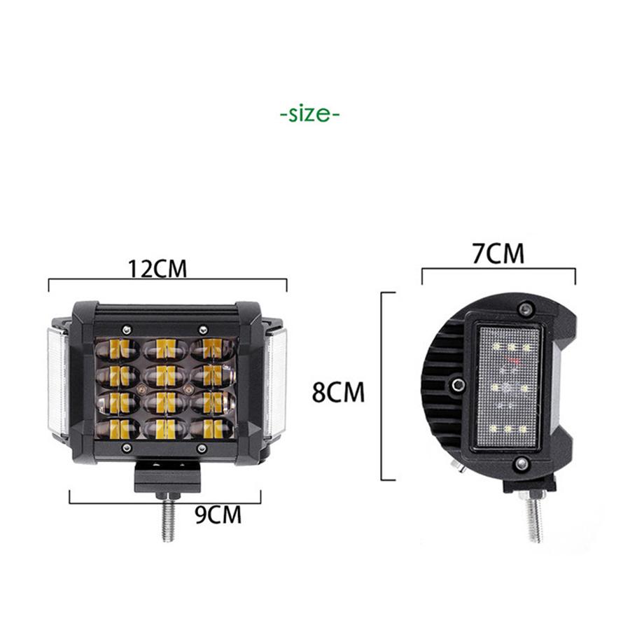 2PCS 9D Side Shooter Led Pods