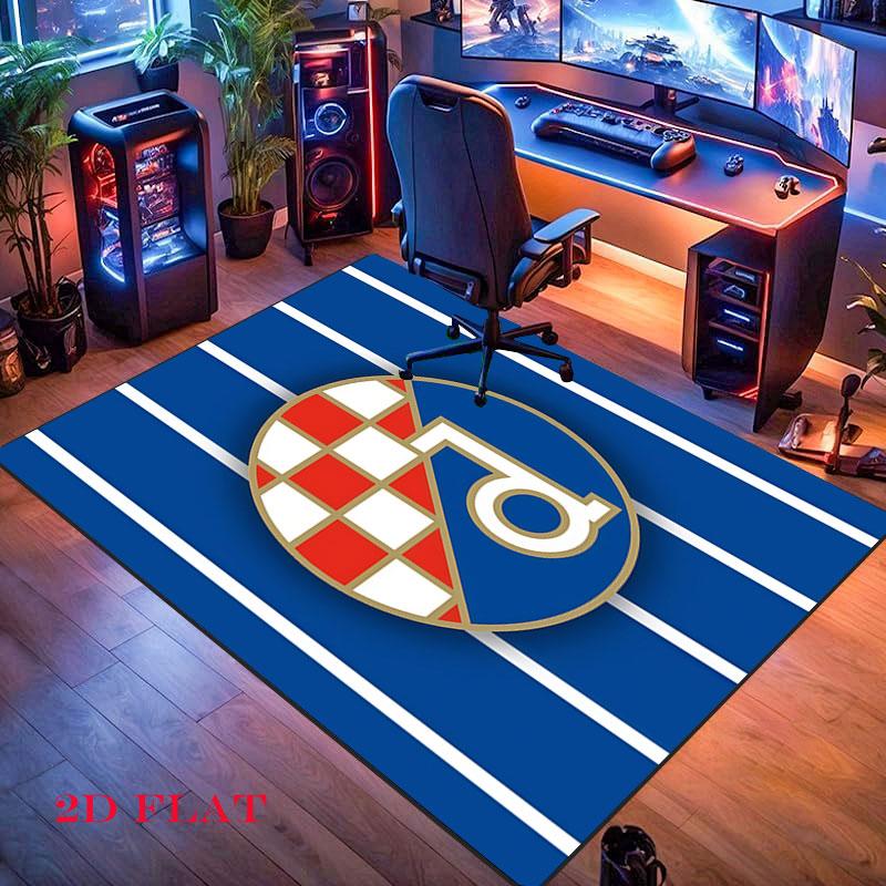 GNK Dinamo Zagreb Carpet Rug for Living Room Bedroom Home Sofa Decoration,Kids play Nonslip Floor Mat