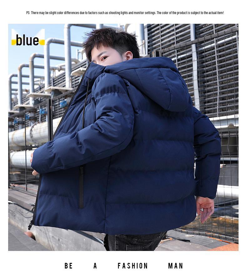 Herren Trendy Koreanischer Stil Stehkragen Baumwolljacke - Lässig und Gutaussehend