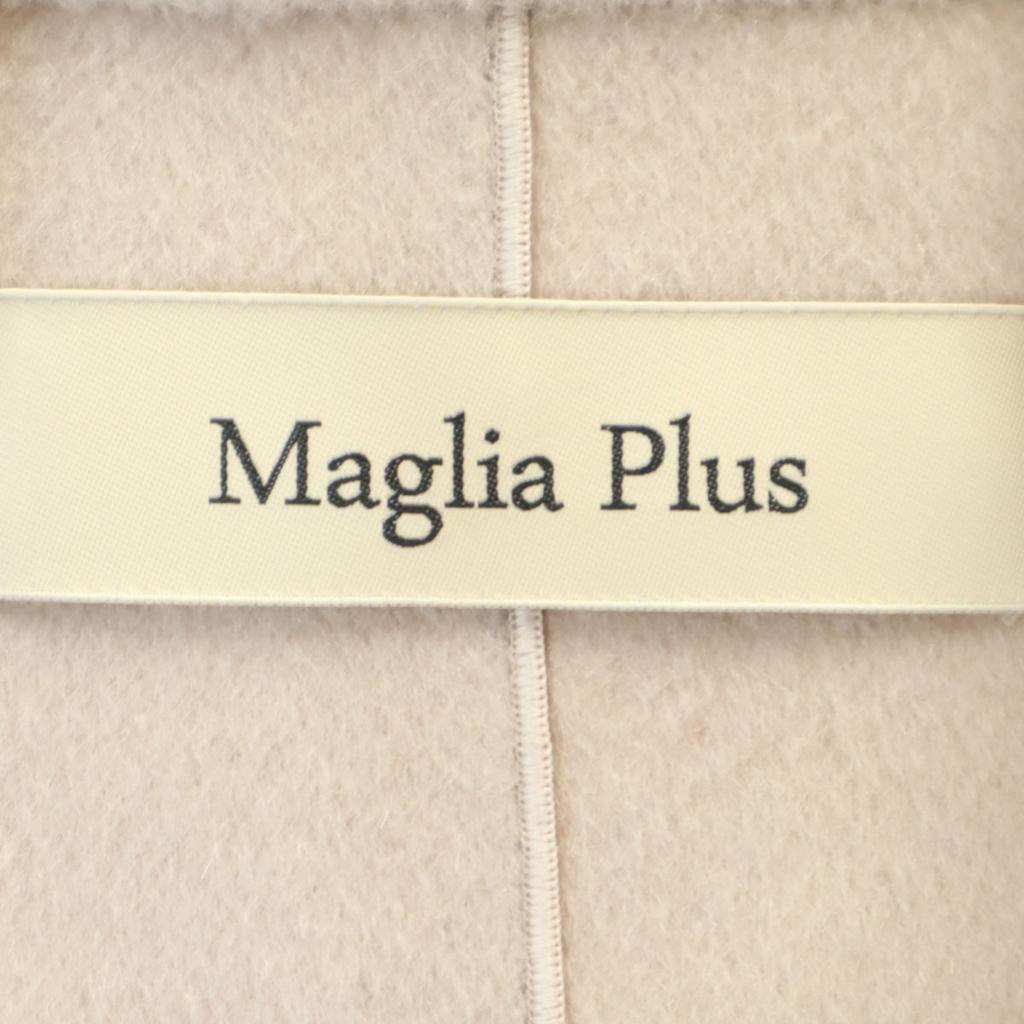 Maglia Plus Side button wool cape coat F beige Women Used
