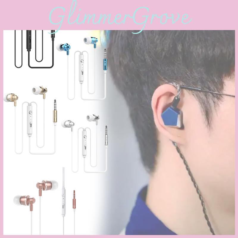 Computer Ear Earphones Microphone Wired Laptop Phone 2in1 Gaming Universal