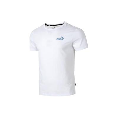 Americanischer Vintage Buchstaben Logo Print Lässig Atmungsaktiv Laufen Fitness Training Kurzarm T-Shirt Herren Tops Weiß 670932-35