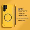 Ultra Thin Hard PC Magnetic Frameless Phone Case For Magsafe Samsung Galaxy S26 S25 S24 S23 S22 Ultra S21 FE Plus Solid Cover