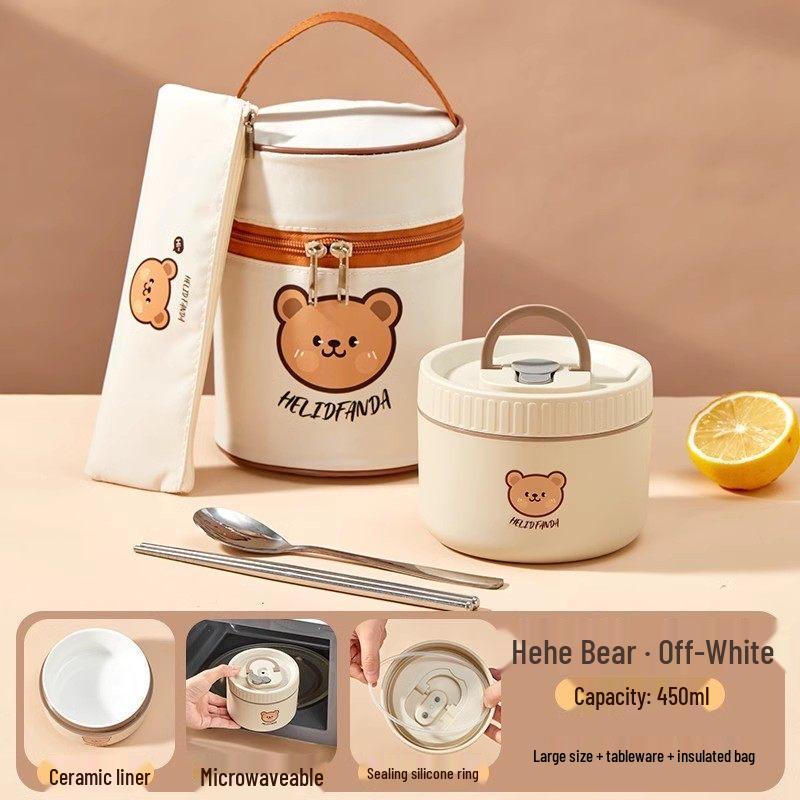 Qiwei 316 Stainless Steel Microwaveable Insulated Lunch Box