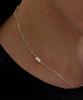 Ag47 M.C-N-04 Figaro Chain Point Necklace