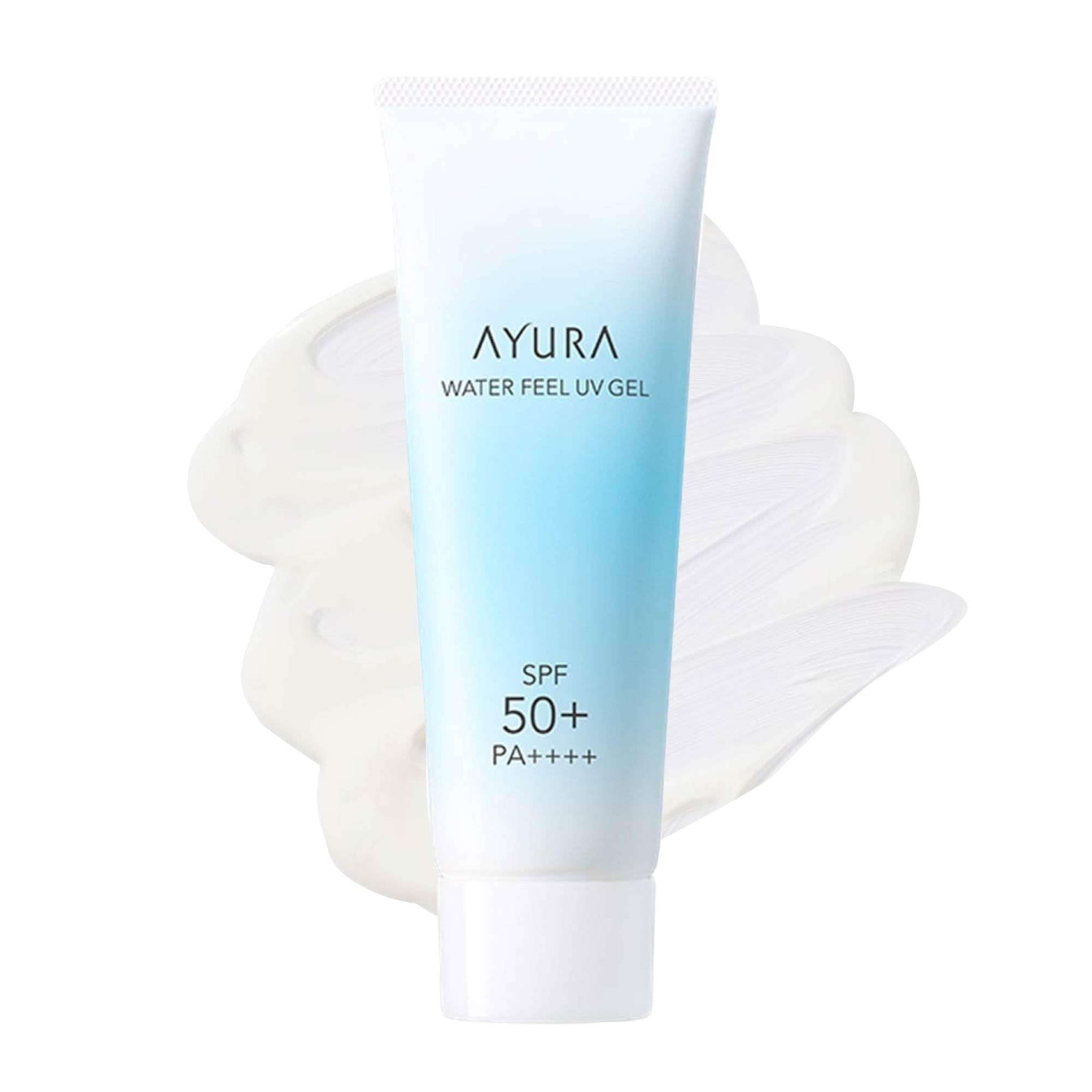 AYURA Water Feel UV Gel for Face and 75g A and comfortable UV gel that spreads easily on the SPF50+ PA++++  Sunscreen Body  refreshing, smooth, белый