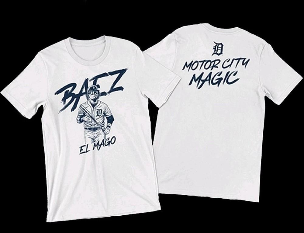 

HOT!!! Javier Baez Detroit Tigers El Mago Shirt L