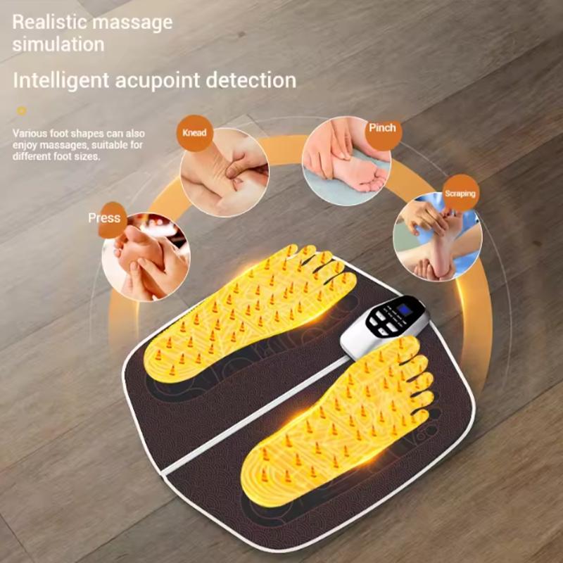 Intelligent Foot Pads Massager 2025 New Popular - Pulse Physiotherapy Microcurrent Function Multi-mode Health Foot Massager