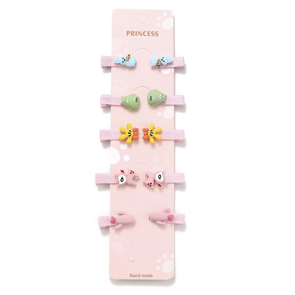 Haarnadel Cartoon Niedliche Kinder Haarnadel Set Baby Haarnadel Baby Mädchen Schleife Blume Haarnadel Stern